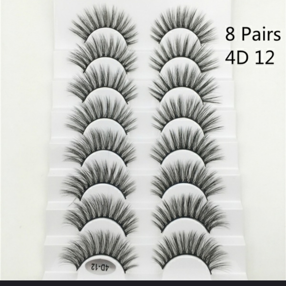 8 pair Magnetic eyelashes